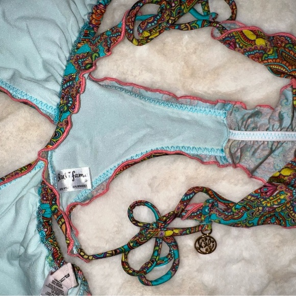 Luli Fama Crystal bikini set in Multicolor - Picture 3 of 4